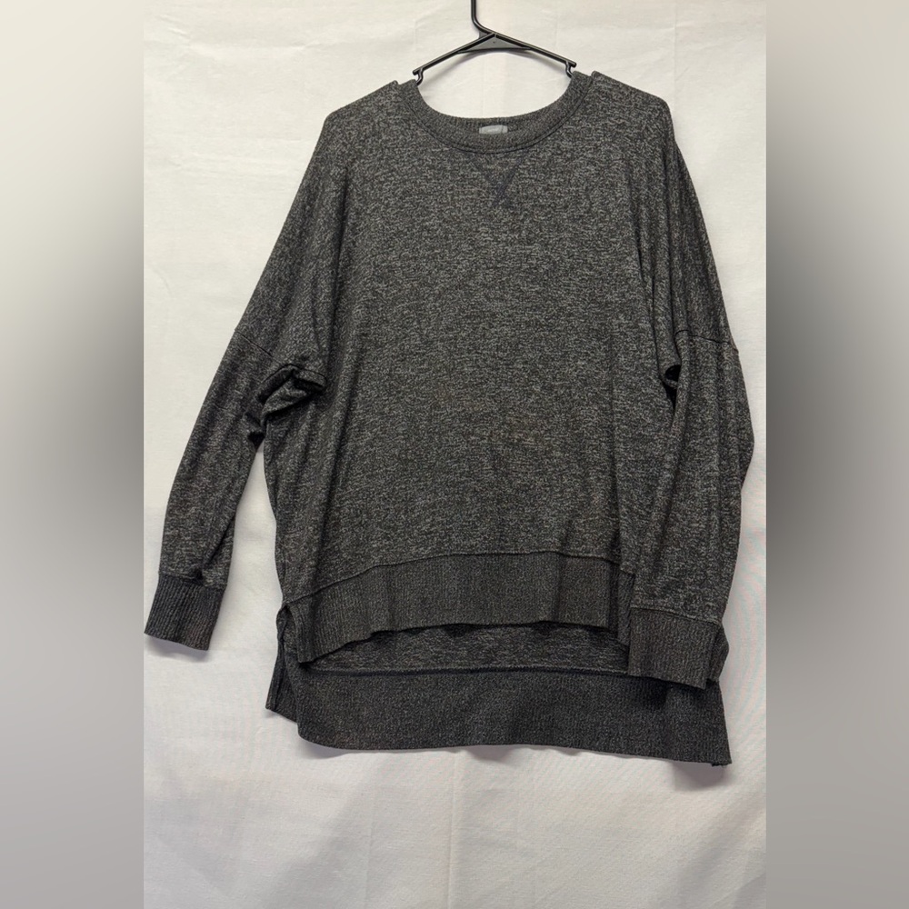 Aerie‎ Dark Heather Gray Crew Neck Sweater Size small